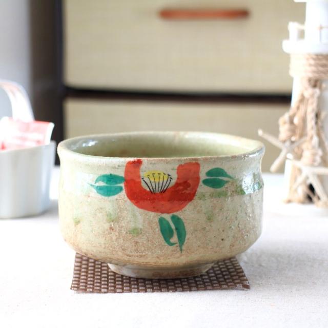 手描抹茶碗 椿 お取り寄せ 国産 美濃焼 抹茶 まっちゃ お茶 作法 和食器 茶器 茶碗 茶道 抹茶茶碗 定番商品 お試し 中級 上級 取り寄せ の通販はau Pay マーケット セラポッケ かわいい陶器のお店