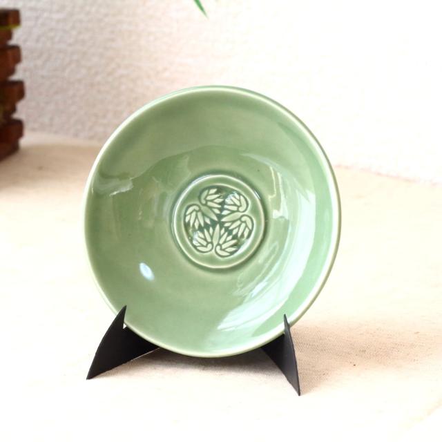 時代物　明治時代頃　紀州徳川家紋　黄瀬戸　茶碗　茶道具　茶器 時代物 明治時代頃 紀州徳川家紋 黄瀬戸 茶碗 茶道具 茶器