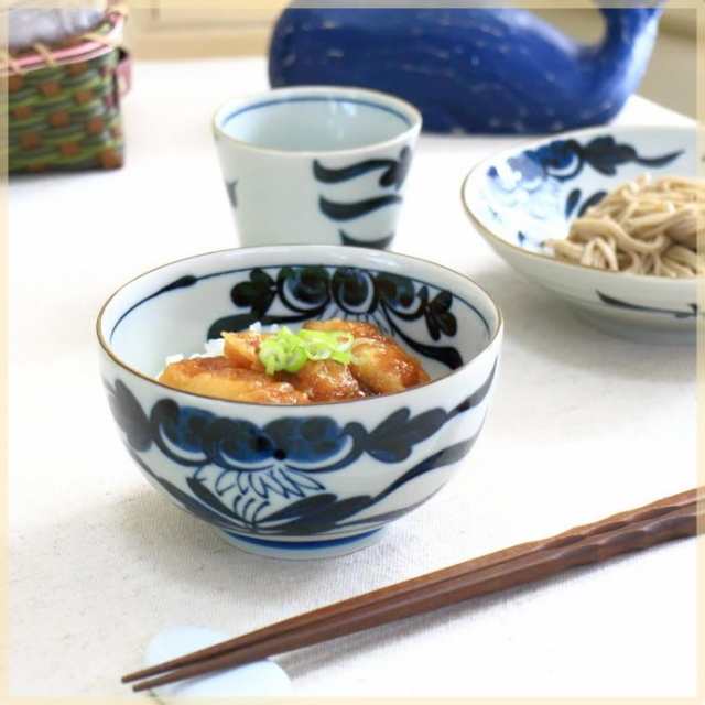 古代草花 お好み丼（小） 日本製 美濃焼 うどん鉢 丼 セットどんぶり