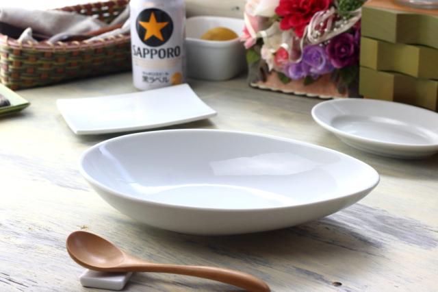 たまご型カレーボウル 27cm 日本製 美濃焼 パスタボウル カレーボウル 