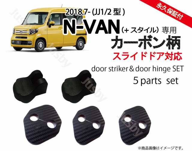 ホンダN-VAN(+スタイル)(JJ1/JJ2)専用 ドアストライカーカバー