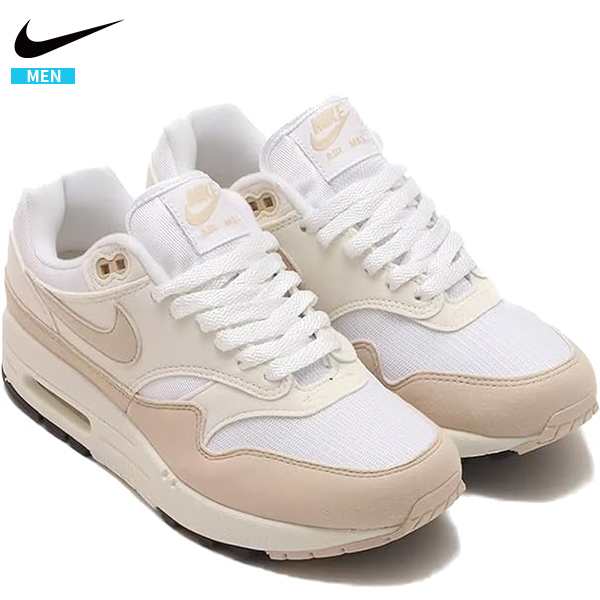 ナイキ エア マックス 1 スニーカー ペールアイボリー/ホワイト/セイル/サンドドリフト メンズ NIKE W AIR MAX 1 DZ2628-101^【nike388】