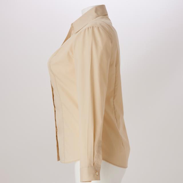 SALE 大きいサイズ 女性 売れ筋商品|||シャツVer3.5 ライトベージュ・スキッパー（SP-490） シャツVer3.5 ライトベージュ・スキッパー（SP-490）[品番