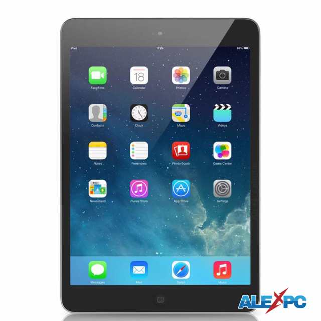 中古タブレット アップル アイパッド iPad mini2 (第2世代) 7.9インチ Retinaディスプレイ Wi-Fiモデル スペースグレイ  16GB 【Bランク】