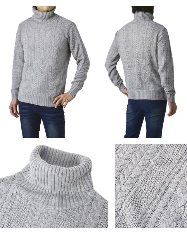 値下げ交渉可】#FR2 GOLF セーター　ケーブルニットタートルネックセーター 楽天市場】送料無料 ゴルフセーター メンズ ニット ケーブル