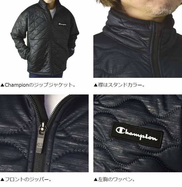 Champion チャンピオン ジップジャケット メンズ 中綿ブルゾン