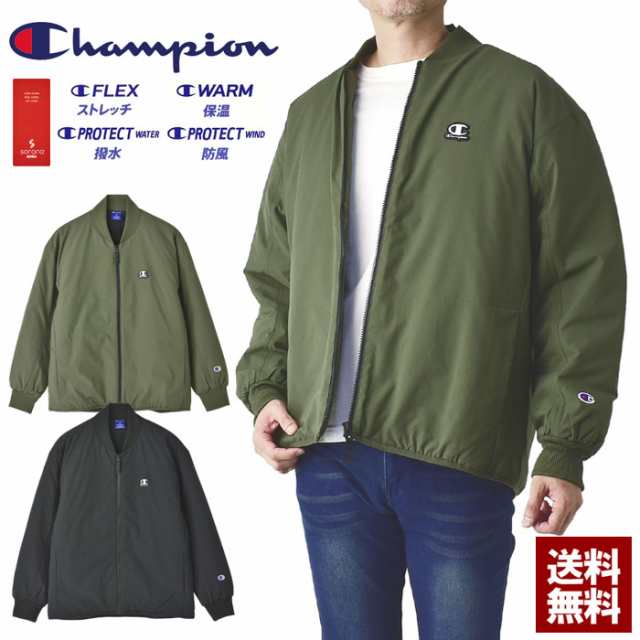 春新作 Champion チャンピオン ジップジャケット メンズ 中綿ブルゾン