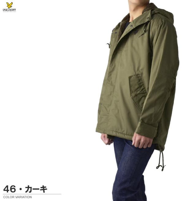 LYLE&SCOTT ライル&スコット メンズ 裏ボア モッズコート ワイドシルエット 中綿 フィッシュテール ミリタリー 正規品【A5K】_1
