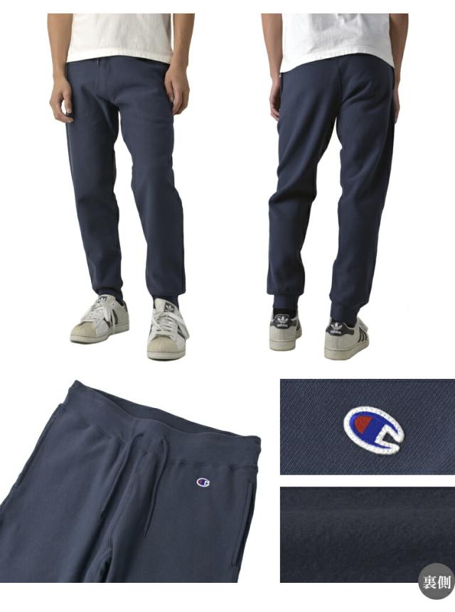 Champion チャンピオン REVERSE WEAVE スウェットパンツ 裏起毛 11.5oz Terry Fleece 青単タグ アメリカ綿 C3-Q215 正規品【C3V】
