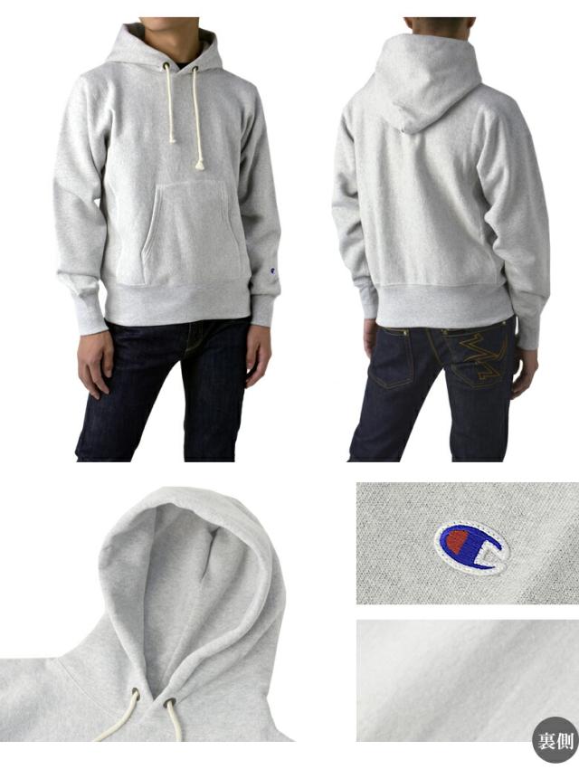 Champion チャンピオン REVERSE WEAVE フーデッドスウェットシャツ プルパーカー プルオーバー フード 裏起毛 11.5oz Terry Fleece 青単タグ アメリカ綿 C3-Y132 正規品【C6J】