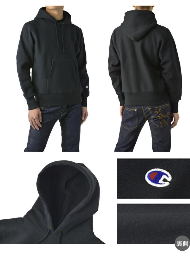 Champion チャンピオン REVERSE WEAVE フーデッドスウェットシャツ プルパーカー プルオーバー フード 裏起毛 11.5oz Terry Fleece 青単タグ アメリカ綿 C3-Y132 正規品【C6J】