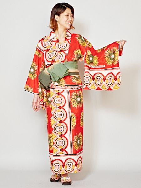 Sale チャイハネ 公式 トリドリアミナナ浴衣 エスニック アジアン ファッション 浴衣 甚平 作務衣 Iac 78の通販はau Pay マーケット チャイハネ