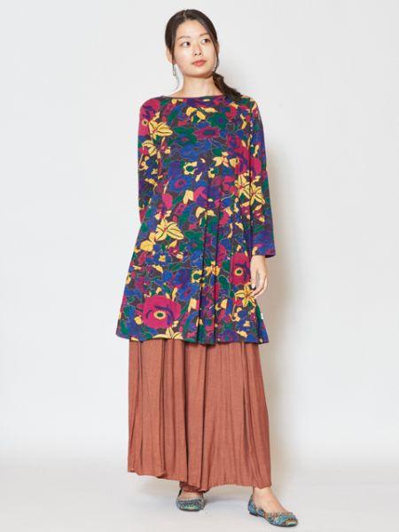 チャイハネ 公式 フラッピワンピース エスニック アジアン ファッション ワンピース Iac 9905の通販はau Pay マーケット チャイハネ