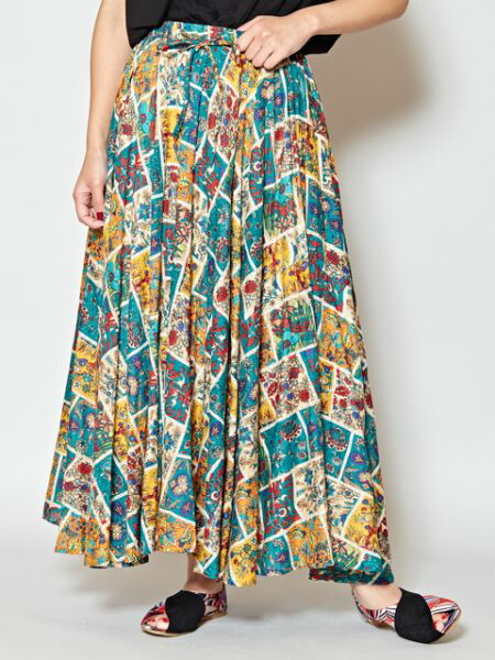 チャイハネ 公式 ボヘンナスカート エスニック アジアン ファッション スカート Iac 0122の通販はau Pay マーケット チャイハネ