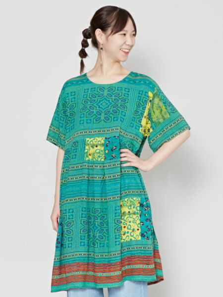 チャイハネ 公式 モンナワンピース エスニック アジアン ファッション ワンピース Iac 0516の通販はau Pay マーケット チャイハネ