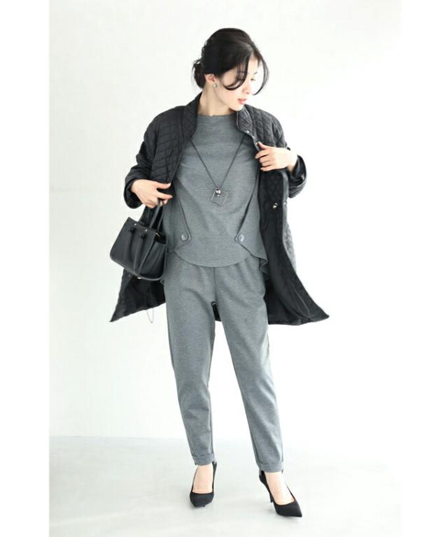 セットアップ レディース S~M w54274 迷わず着れる付け外し可能な