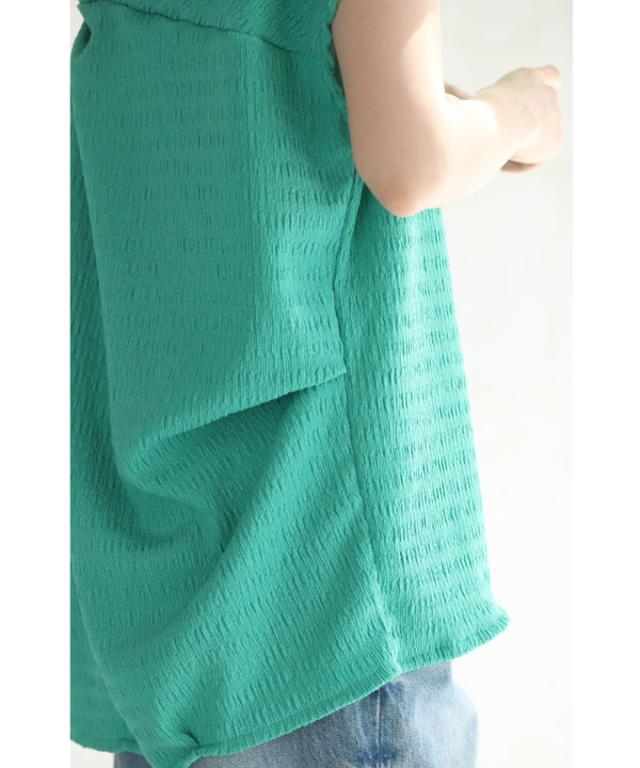 再入荷6月19日 （S~3L対応）後ろ ツイスト タック の プルオーバー