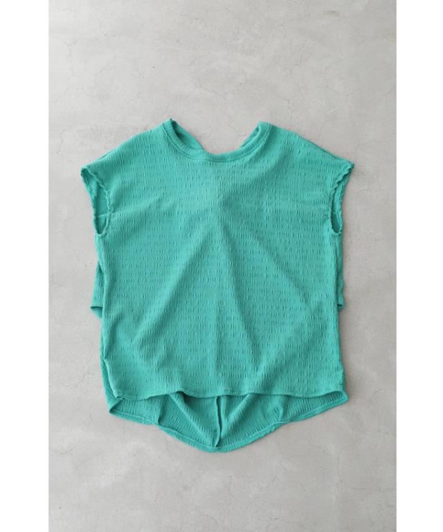 再入荷6月19日 （S~3L対応）後ろ ツイスト タック の プルオーバー トップス wkg00415 cawaii 春 夏 半袖 vネック 体型カバー 柔らか ポコポコ生地 伸縮 ストレッチ オーバーサイズ ドルマン シャツ チュニック カジュアル オフィス 母の日 再入荷6月19日 （S~3L対応）後ろ ツイスト タック の プルオーバー