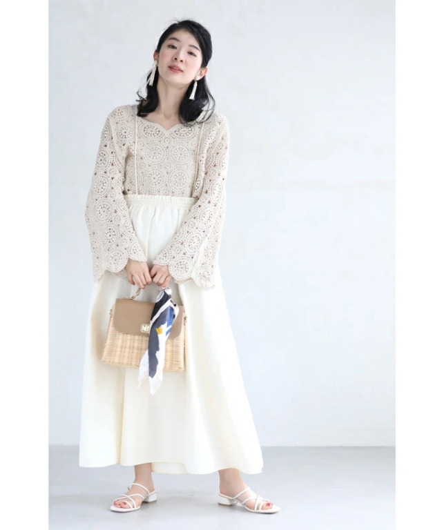 再入荷7月15日 （カバーベルト付き）異素材重なるデザインのアーバン