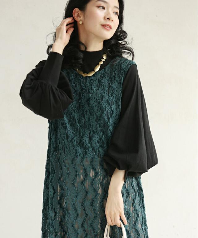 再入荷12月24日 薄くてあったかい HEAT ぽわんニット トップス ニット レディース ファッション 秋服 冬服 着回し ぽわん袖 cawaii fse00077od S~L対応 ブラック イエロー 吸湿発熱 暖かい 日常使い キレイめ シンプル ミセス 30代 40代 50代  母の日 再入荷12月24日 薄くてあったかい HEAT ぽわんニット トップス ニット