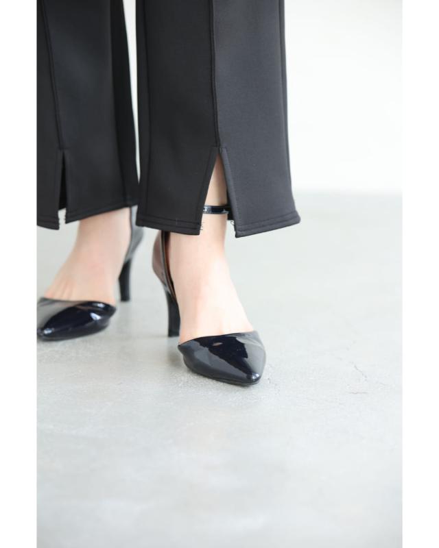 新作2月15日 フロントラインの裾スリットパンツ cawaii fse00090od