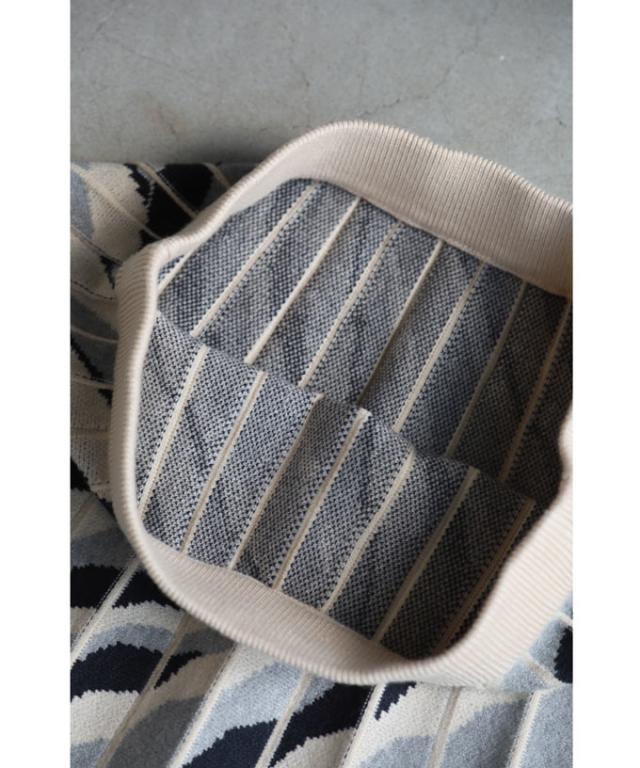 たなびく柄の折りニットロングスカート (S~2L対応) fzp00057od cawaii