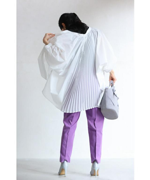 再入荷3月16日 バックプリーツ揺れるドルマンシャツトップス cawaii fzp00153od S~3L対応 ポワン袖 七分袖 春服 春物 夏 夏服 夏物 ホワイト 着回し 重ね着 上品 女性らしい キレイめ オフィス レディース ファッション ミセス 30代 40代 50代 母の日 再入荷3月16日 バックプリーツ揺れるドルマンシャツトップス cawaii