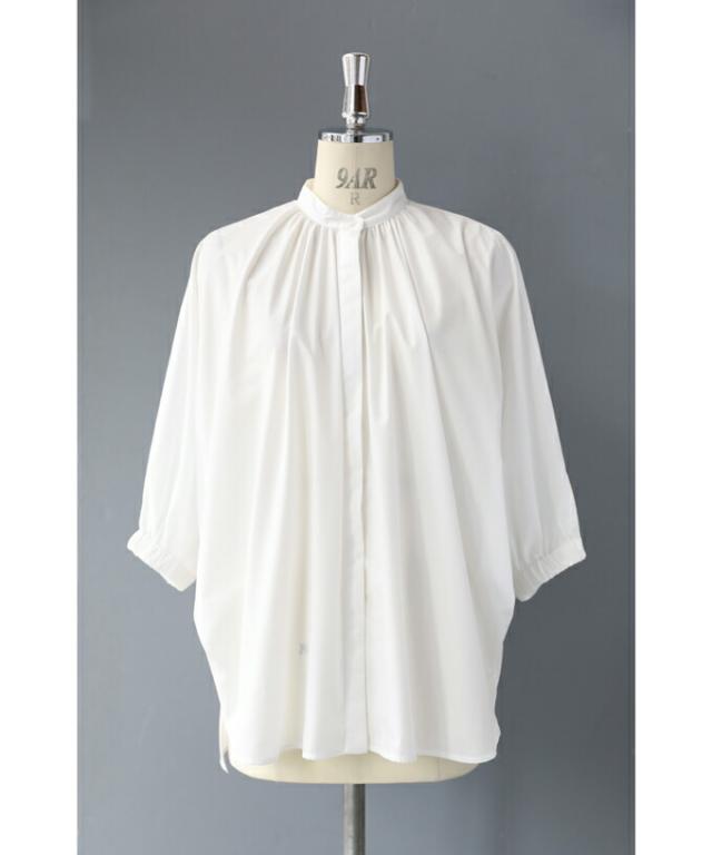 再入荷3月16日 バックプリーツ揺れるドルマンシャツトップス cawaii