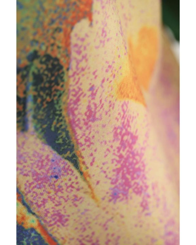 新作7月14日 朝露に濡れる蓮の花のミディアムワンピース cawaii w50532nc S~L対応 半端袖 花柄  アート柄 グリーン オシャレ 個性的 大人可愛い エレガント 上品 春服 春物 夏服 夏物 薄手 レディース ファッション ミセス 30代 40代 50代