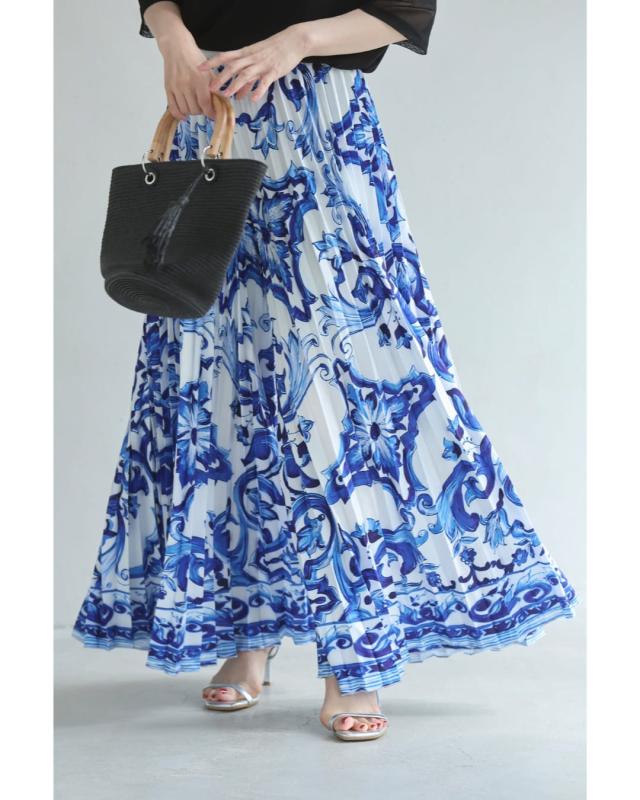 再入荷8月19日 エレガントな伸びやかカットソーとプリーツパンツの2点セット【set】 2点セット セットアップ レディース ファッション 春 夏 着回し cawaii w50533nc S~2L対応 ブルー 日常使い キレイめ 福袋 30代 40代 50代 再入荷8月19日 エレガントな伸びやかカットソーとプリーツパンツの2点