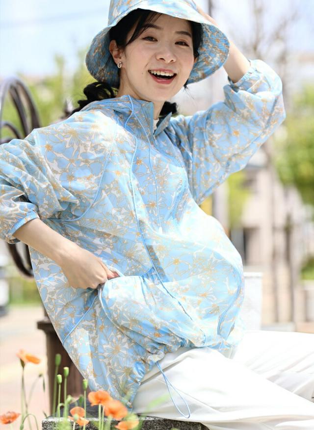 再入荷5月29日 オシャレなのにUVカットできる 軽量パーカー UVカット