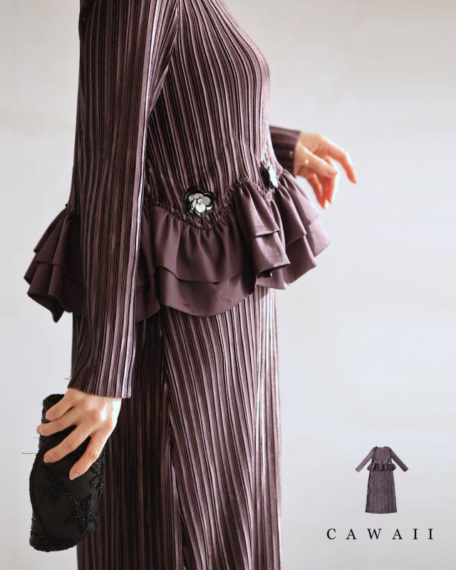 平和屋着物＊夏物 九寸名古屋帯 手描き 横笛草葉文 麻 逸品 DAAX0494cm