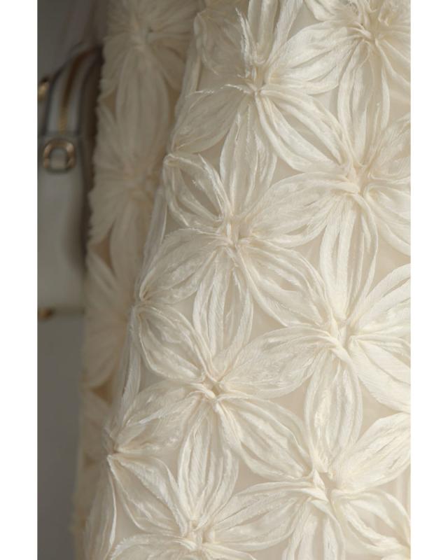 再入荷7月29日 リボンの花咲くベールミディアムスカート cawaii