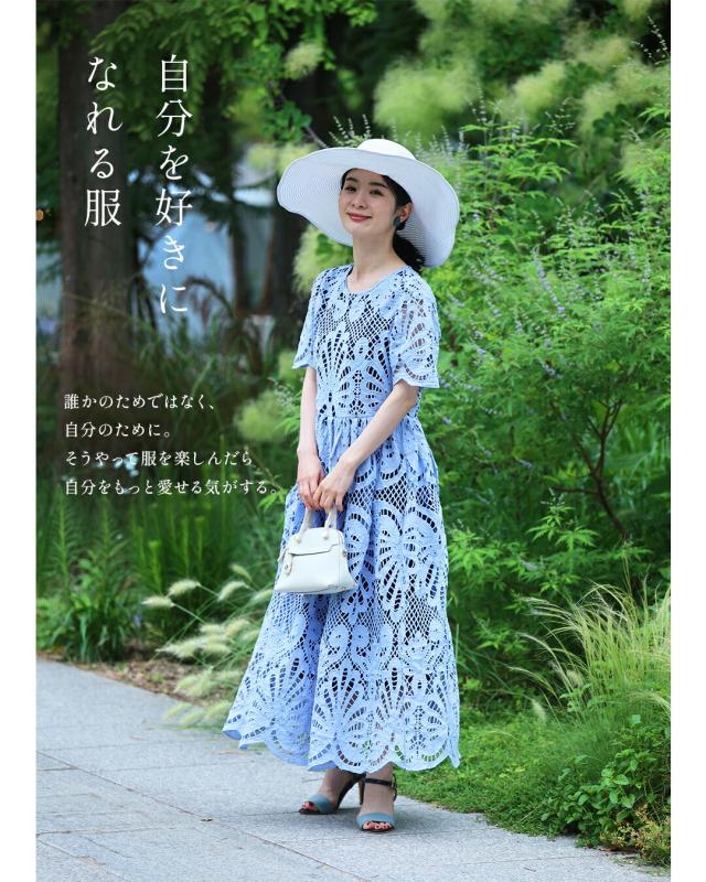 楽天市場】レースワンピース ワンピ ドレス ミニ ミディ丈 膝上