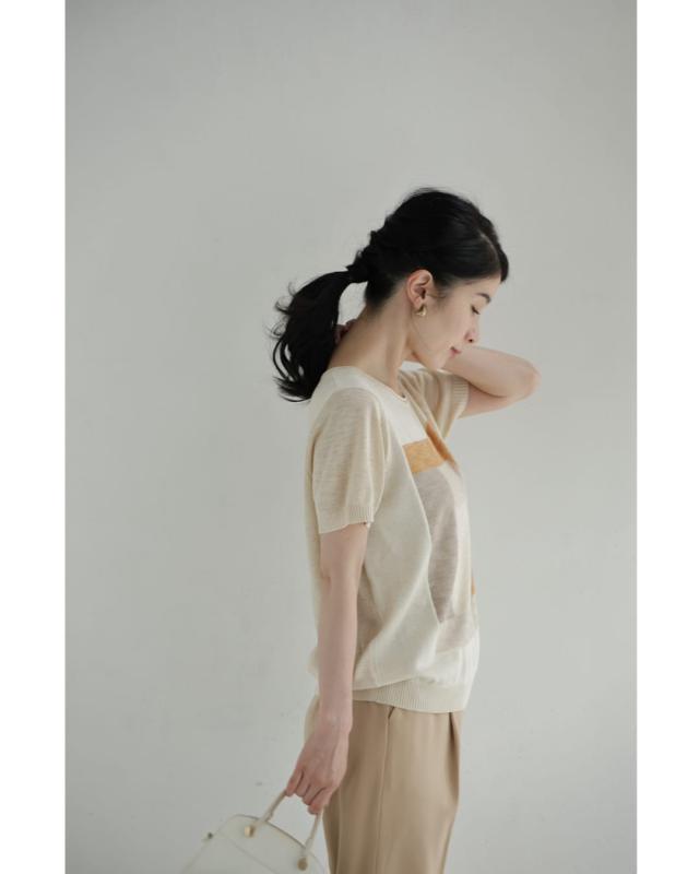 新作8月31日 フレームニットカットソートップス cawaii w61395ps S~L