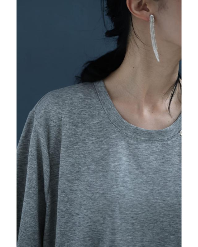 新作8月4日 重なる柔らかレースのTシャツミディアムワンピース cawaii