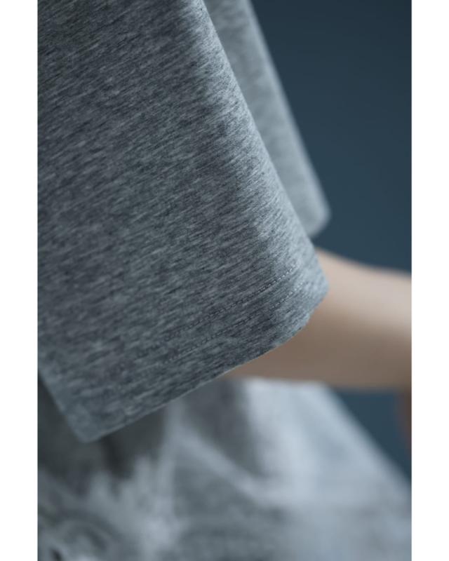 新作8月4日 重なる柔らかレースのTシャツミディアムワンピース cawaii