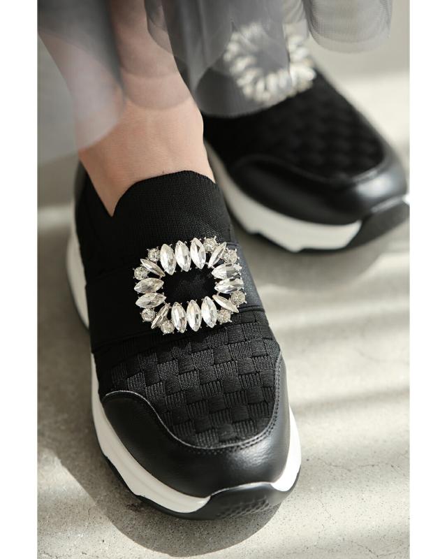 再入荷10月14日 煌めく花びらのペタルビジュースリッポンスニーカー cawaii w61525ps 22.5cm 23cm 23.5cm 24cm 24.5cm 25cm クッション性 厚底 スポーツ 楽ちん デイリー使い 軽量 トレンド 人気 通勤 レディース ファッション 大人 ママ ミセス 30代 40代 50代 60代