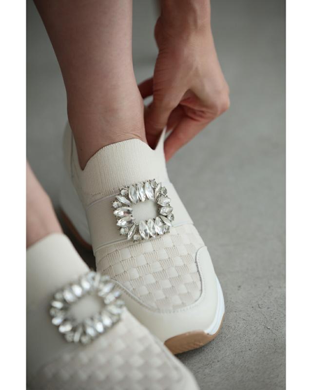 再入荷10月14日 煌めく花びらのペタルビジュースリッポンスニーカー cawaii w61525ps 22.5cm 23cm 23.5cm 24cm 24.5cm 25cm クッション性 厚底 スポーツ 楽ちん デイリー使い 軽量 トレンド 人気 通勤 レディース ファッション 大人 ママ ミセス 30代 40代 50代 60代