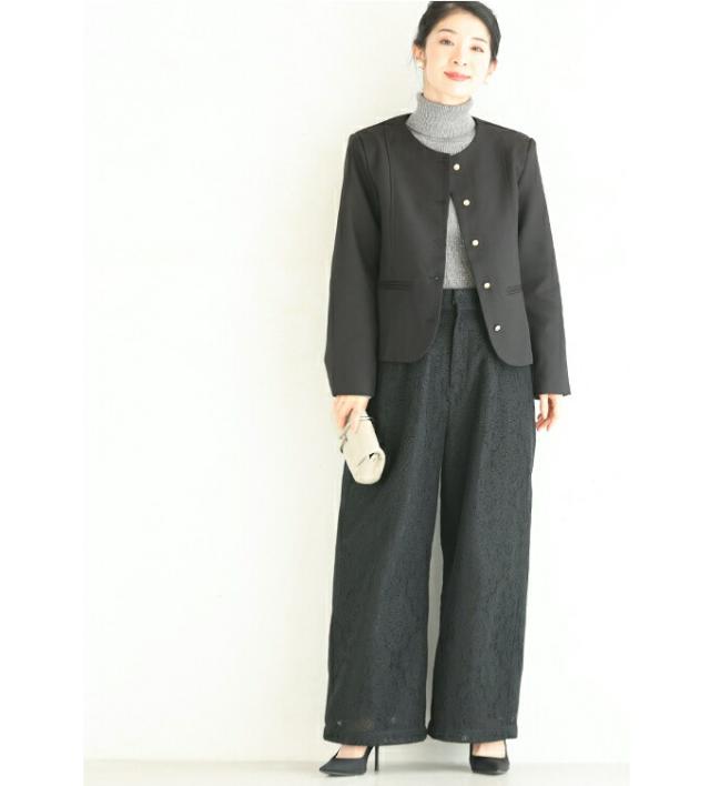 再入荷3月21日 丸ごと買える 行事 入学式 卒業式 コーデセット 2点セット ジャケット パンツ cawaii w6s00132 秋服 冬服 レース オケージョン パーティー 女子会 キレイめ レディース ファッション ミセス 30代 40代 50代 母の日の通販は