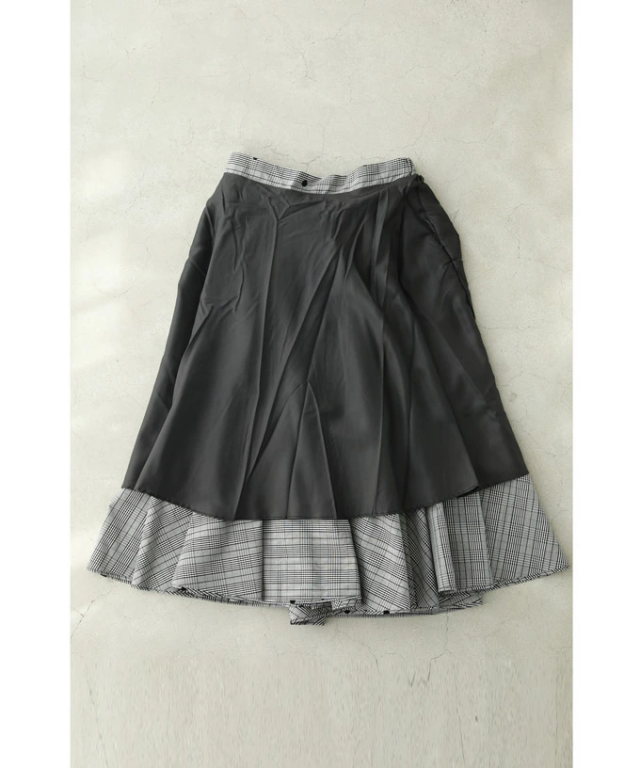 再入荷12月24日 （S~L対応）チェックに重なるフロッキードット