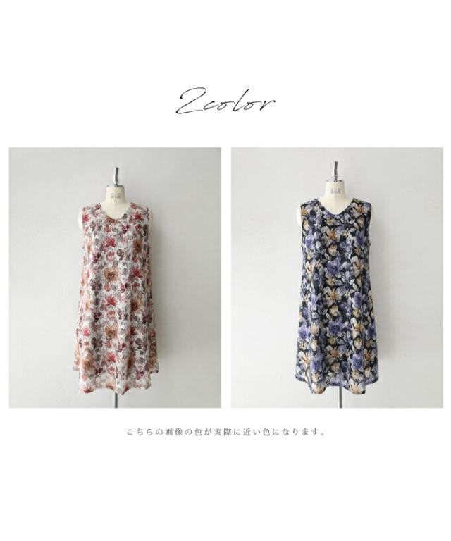 再入荷9月4日 レースに浮かび上がる花灯りミニワンピース cawaii