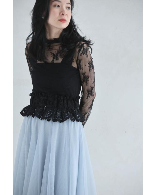 再入荷7月29日 （黒）ボリュームフリルレースのゴムベルト cawaii wkj00227 ブラック 大人女子 日常使い おでかけ 装飾 ちょい足し プラスワン アクセント デート 装飾ゴム デザイン性 刺繍 レディース ファッション 大人 ママ ミセス 30代 40代 50代 再入荷7月29日 （黒）ボリュームフリルレースのゴムベルト cawaii