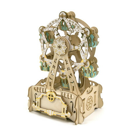 エーゾーン Ki Gu Mi 木製パズル オルゴール 観覧車 立体パズル 木製 ホビー 木のおもちゃ パズル 知育 Kigumiの通販はau Pay マーケット Sng Store