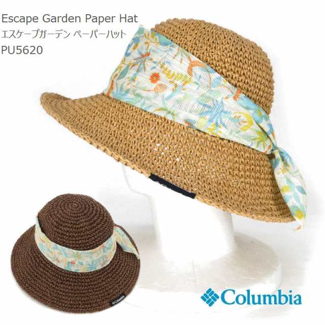 [2023春夏新作]  コロンビア ハット 帽子 COLUMBIA PU5620 Escape Garden Paper Hat エスケープガーデン ペーパー ハット レディース キャンプ キャンプウェアの通販は 5,480円