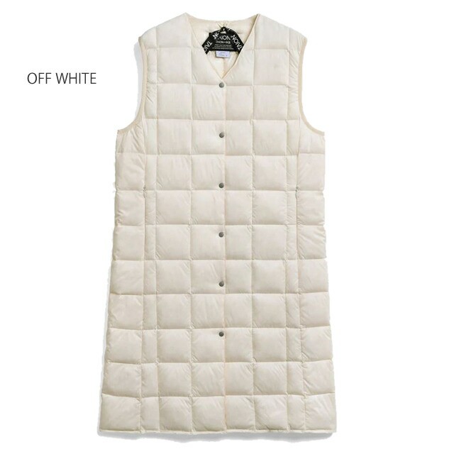 [2023秋冬新作] TAION タイオン  インナーダウン Vネック ロング ダウン ベスト TAION-W001-LONG V NECK LONG DOWN VEST  レディース キャンプ キャンプウェア 800フィルパワー アウトドアの通販は