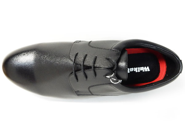 Walkable プレーントゥ ビジネスシューズ 幅広甲高Gワイズ（6E/EEEEEE）黒［紳士靴・大きいサイズ（ビッグサイズ） 27.5cm、28cm（28.0cm）、29cm（29.0cm）、30cm（30.0cm）あり］(NS2091-BLK)