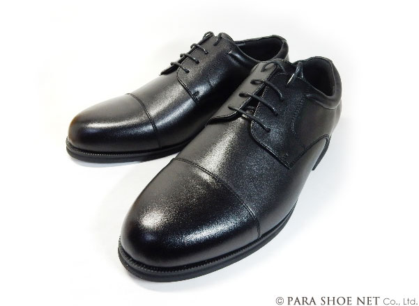 Walkable ストレートチップ ビジネスシューズ 幅広甲高Gワイズ（6E/EEEEEE）黒［紳士靴・大きいサイズ（ビッグサイズ） 27.5cm、28cm（28.0cm）、29cm（29.0cm）、30cm（30.0cm）あり］(NS2092-BLK)