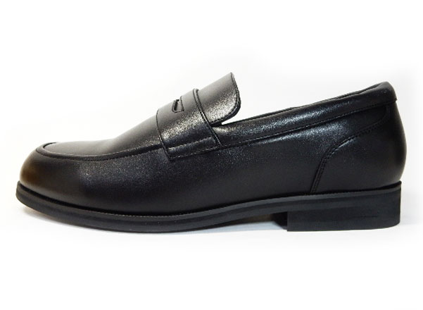 Walkable ローファー ビジネスシューズ 幅広甲高Gワイズ（6E/EEEEEE）黒［紳士靴・大きいサイズ（ビッグサイズ） 27.5cm、28cm（28.0cm）、29cm（29.0cm）、30cm（30.0cm）あり］(NS2093-BLK)