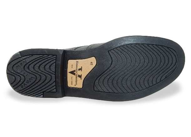 Rinescante Valentiano 本革 ウィングチップ ビジネスシューズ ワイズ4E（EEEE）黒（ブラック）27.5cm 28cm（28.0cm）29cm（29.0cm）30cm（30.0cm） 【大きいサイズ（ビッグサイズ）メンズ革靴・紳士靴】